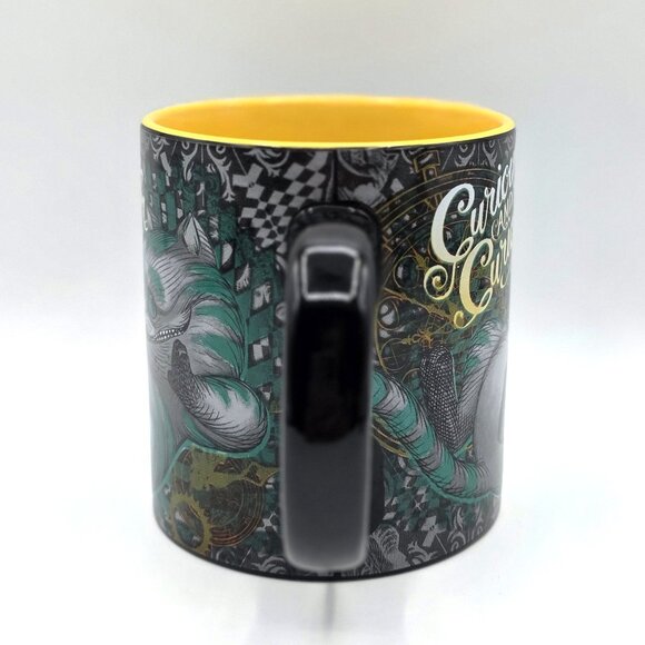 Disney Alice in Wonderland Cheshire Cat Curiouser and Curiouser Porcelain Mug - Picture 4 of 8